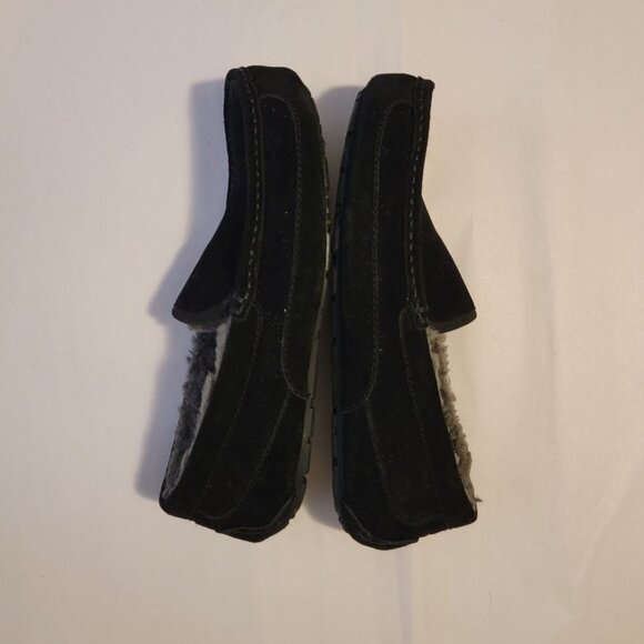 NEW UGG Ascot Corduroy II Slippers Mens 8 Womens 10 Black Cozy Loungewear Relax main image 4